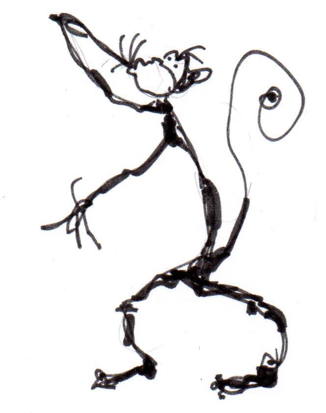 Zeichnung Dizzy Gillespie