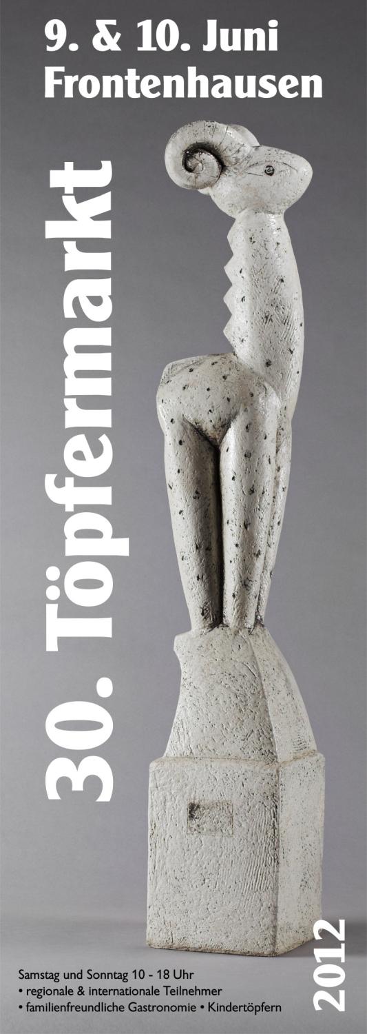 Plakat Töpfermarkt Frontenhausen